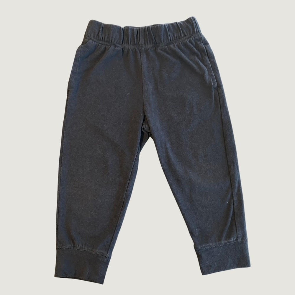 Wonder Nation Jogger Pants Toddler 2T Navy Blue Good Knit Pockets 1591